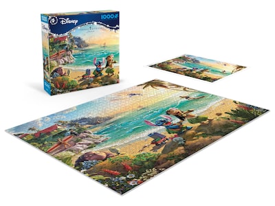 Foto 4 | Foto 4 | Rompecabezas Ceaco Thomas Kinkade Disney Lilo And Stitch 1000 Unidades - Venta Internacional.