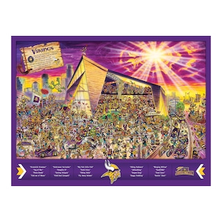 Foto 4 | Foto 4 | Puzzle Youthefan Nfl Minnesota Vikings Joe Journeyman, 500 Unidades - Venta Internacional.