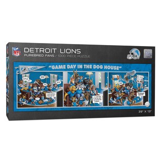Foto 1 | Foto 1 | Puzzle Youthefan Nfl Detroit Lions Game Day En The Dog House - Venta Internacional.