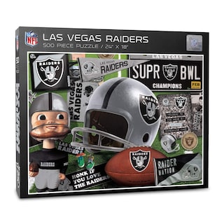 Foto 1 | Foto 1 | Puzzle Youthefan Nfl Las Vegas Raiders Retro De 500 Piezas - Venta Internacional.