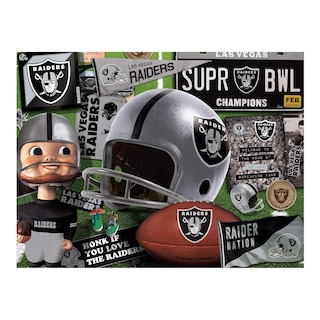Foto 3 | Foto 3 | Puzzle Youthefan Nfl Las Vegas Raiders Retro De 500 Piezas - Venta Internacional.