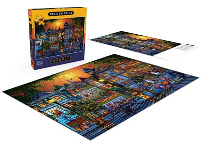 Foto 4 | Foto 4 | Rompecabezas Buffalo Games Dowdle Trick Or Treat De 300 Piezas - Venta Internacional.
