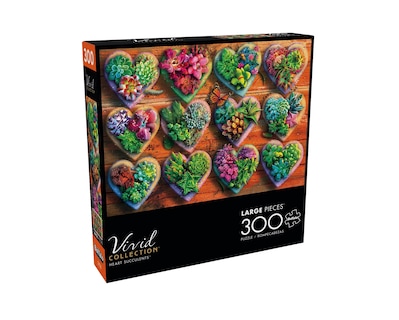 Foto 3 | Foto 3 | Rompecabezas Buffalo Games Eduard Heart Suculents, 300 Unidades - Venta Internacional.