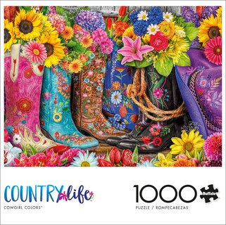 Foto 2 | Foto 2 | Rompecabezas Buffalo Games Cowgirl Colors 1000 Piezas - Venta Internacional.