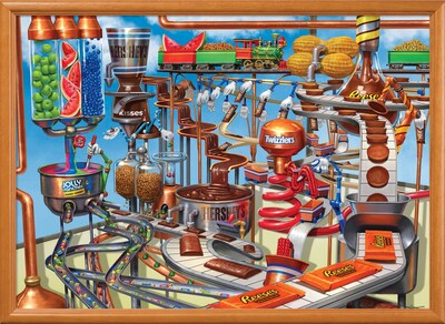 Foto 6 | Foto 6 | Rompecabezas Masterpieces Hershey's Chocolate Factory, 1000 Piezas - Venta Internacional.