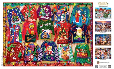 Foto 4 | Foto 4 | Suéteres Navideños De 1000 Piezas De Jigsaw Puzzle Masterpieces - Venta Internacional.