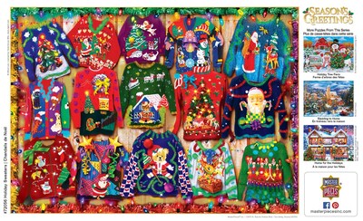 Foto 7 | Foto 7 | Suéteres Navideños De 1000 Piezas De Jigsaw Puzzle Masterpieces - Venta Internacional.