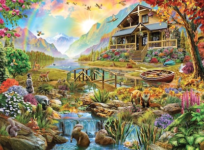 Foto 1 | Foto 1 | Rompecabezas Buffalo Games Paradise In The Country 1000 Piezas - Venta Internacional.