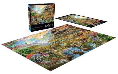 Foto 4 | Foto 4 | Rompecabezas Buffalo Games Paradise In The Country 1000 Piezas - Venta Internacional.