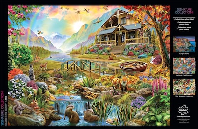 Foto 5 | Foto 5 | Rompecabezas Buffalo Games Paradise In The Country 1000 Piezas - Venta Internacional.