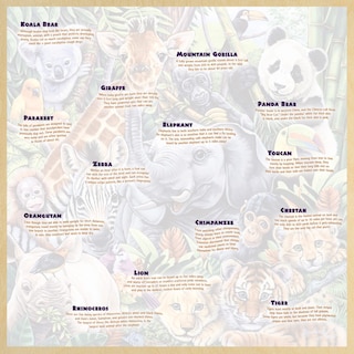 Foto 4 | Foto 4 | Rompecabezas Masterpieces Fun Facts Safari Friends, 48 Piezas - Venta Internacional.