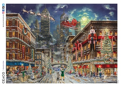 Foto 5 | Foto 5 | Rompecabezas Ceaco Thomas Kinkade Christmas Elf 1000 Piezas - Venta Internacional.