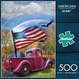 Foto 2 | Foto 2 | Rompecabezas Buffalo Games Celebrate Life Old Glory, 500 Unidades - Venta Internacional.