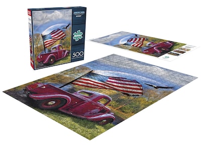 Foto 4 | Foto 4 | Rompecabezas Buffalo Games Celebrate Life Old Glory, 500 Unidades - Venta Internacional.