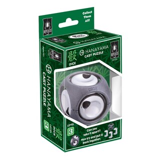 Foto 1 | Foto 1 | Rompecabezas De Metal Bepuzzled Dice Hanayama, Nivel 3 - Venta Internacional.