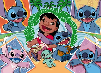 Foto 4 | Foto 4 | Rompecabezas Ravensburger Disney Stitch De 4 X 100 Piezas Para Niños - Venta Internacional.