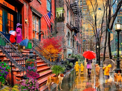 Foto 2 | Foto 2 | Rompecabezas Ceaco David Maclean Rainy Day In New York, 750 Piezas - Venta Internacional.