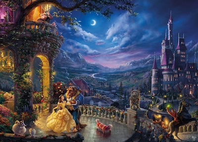 Foto 1 | Foto 1 | Rompecabezas Ceaco Thomas Kinkade Disney La Bella Y La Bestia - Venta Internacional.