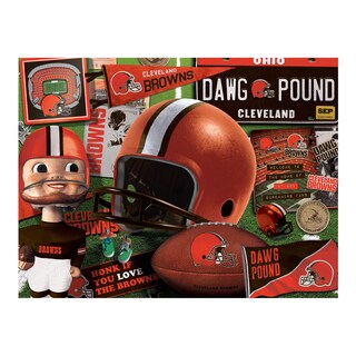 Foto 3 | Foto 3 | Puzzle Youthefan Nfl Cleveland Browns Retro De 500 Piezas - Venta Internacional.