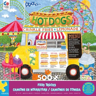 Foto 2 | Foto 2 | Rompecabezas Ceaco Food Trucks Hot Dog Truck Ii, 500 Piezas - Venta Internacional.