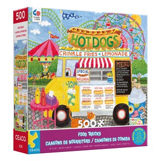 Foto 3 | Foto 3 | Rompecabezas Ceaco Food Trucks Hot Dog Truck Ii, 500 Piezas - Venta Internacional.