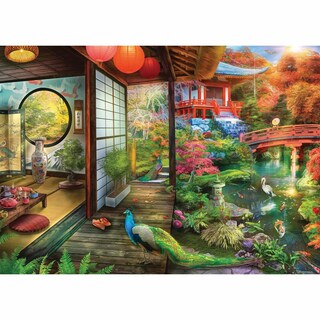 Foto 3 | Foto 3 | Rompecabezas Ravensburger Japanese Garden Teahouse 1000 Piezas - Venta Internacional.