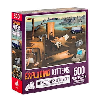 Foto 1 | Foto 1 | Rompecabezas Exploding Kittens Slothness Of Memory, 500 Piezas - Venta Internacional.