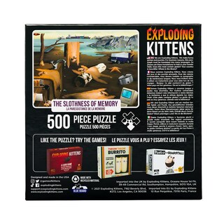 Foto 2 | Foto 2 | Rompecabezas Exploding Kittens Slothness Of Memory, 500 Piezas - Venta Internacional.