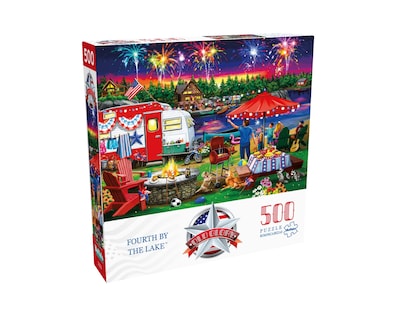 Foto 3 | Foto 3 | Rompecabezas Buffalo Games Fourth By The Lake, 500 Piezas - Venta Internacional.