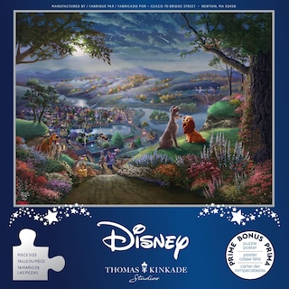 Foto 6 | Foto 6 | Rompecabezas Ceaco Disney Thomas Kinkade Lady Tramp 300 Piezas - Venta Internacional.