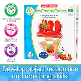 Foto 4 | Foto 4 | Puzzle The Learning Journey My First Match It Ice Cream - Venta Internacional.