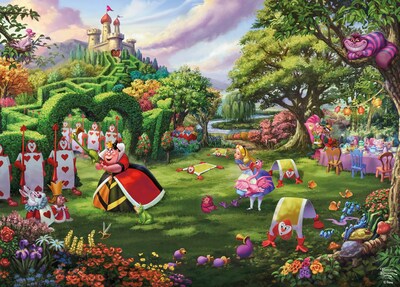 Foto 1 | Foto 1 | Rompecabezas Ceaco Thomas Kinkade Disney Queen Of Hearts 1000 Piezas - Venta Internacional.