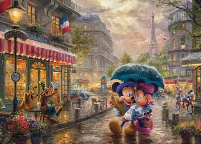 Foto 1 | Foto 1 | Rompecabezas Ceaco Thomas Kinkade Disney Mickey & Minnie - Venta Internacional.