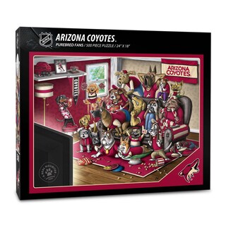 Foto 1 | Foto 1 | Puzzle Youthefan, Fanáticos De Raza Pura De Los Arizona Coyotes De La Nhl, 500 Unidades - Venta Internacional.