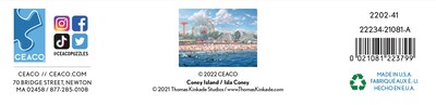 Foto 7 | Foto 7 | Rompecabezas De Ceaco Thomas Kinkade Inspirations Coney Island - Venta Internacional.