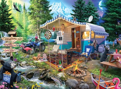 Foto 1 | Foto 1 | Rompecabezas Buffalo Games Mountain Retreat 1000 Piezas - Venta Internacional.