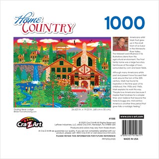 Foto 5 | Foto 5 | Rompecabezas Cra-z-art Roseart Home Country Dozing Bear 1000 Unidades - Venta Internacional.