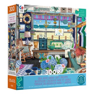 Foto 3 | Foto 3 | Rompecabezas Ceaco Tracy Flickinger Sea & Sand Gift Shoppe, 300 Unidades - Venta Internacional.