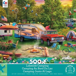 Foto 2 | Foto 2 | Rompecabezas Ceaco Lakeside Camping 500 Piezas - Venta Internacional.