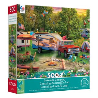 Foto 3 | Foto 3 | Rompecabezas Ceaco Lakeside Camping 500 Piezas - Venta Internacional.