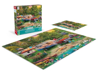 Foto 4 | Foto 4 | Rompecabezas Ceaco Lakeside Camping 500 Piezas - Venta Internacional.
