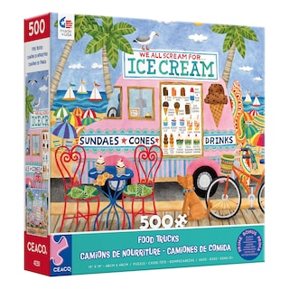 Foto 3 | Foto 3 | Rompecabezas Ceaco Food Trucks Ice Cream Truck Ii, 500 Piezas - Venta Internacional.
