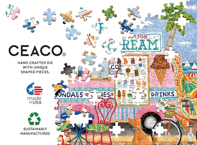 Foto 5 | Foto 5 | Rompecabezas Ceaco Food Trucks Ice Cream Truck Ii, 500 Piezas - Venta Internacional.