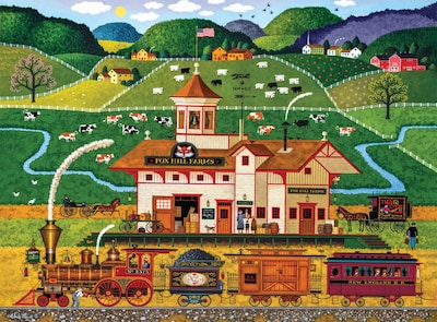 Foto 1 | Foto 1 | Rompecabezas Buffalo Games Charles Wysocki Fox Hill Farms - Venta Internacional.