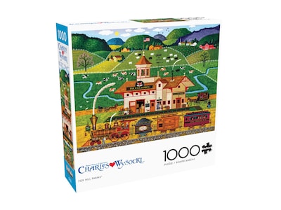 Foto 3 | Foto 3 | Rompecabezas Buffalo Games Charles Wysocki Fox Hill Farms - Venta Internacional.
