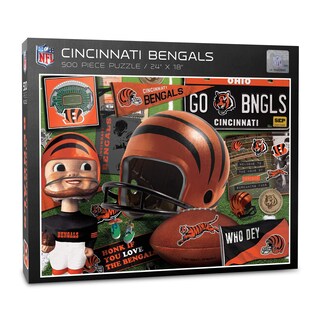 Foto 1 | Foto 1 | Puzzle Youthefan Nfl Cincinnati Bengals Retro De 500 Piezas - Venta Internacional.