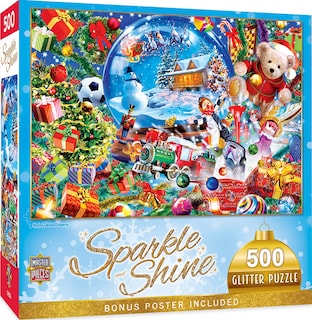 Foto 1 | Foto 1 | Rompecabezas Masterpieces Snow Globe Dreams, 500 Piezas - Venta Internacional.