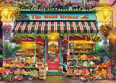 Foto 1 | Foto 1 | Rompecabezas Ceaco Gary Walton Shop Windows Good Grocer, 1000 Unidades - Venta Internacional.