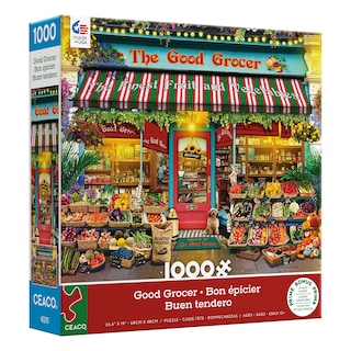 Foto 3 | Foto 3 | Rompecabezas Ceaco Gary Walton Shop Windows Good Grocer, 1000 Unidades - Venta Internacional.