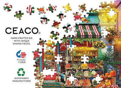 Foto 5 | Foto 5 | Rompecabezas Ceaco Gary Walton Shop Windows Good Grocer, 1000 Unidades - Venta Internacional.